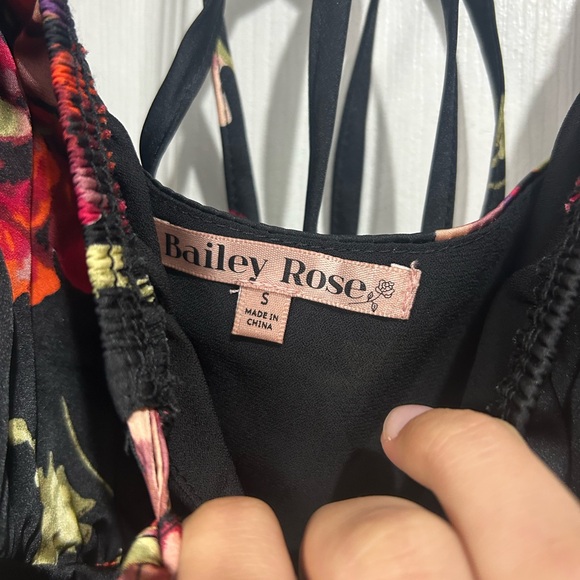 NWT! Rosie’s black satin maxi dress size small - Picture 4 of 6